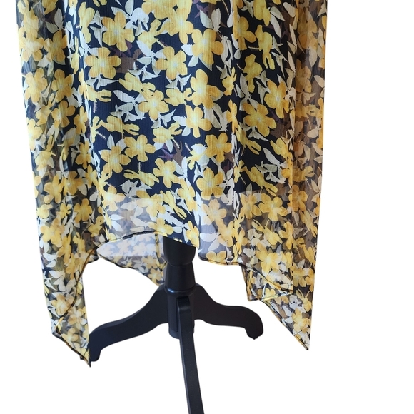 Sam Edelman Asymmetrical High-Low Flotal Sundress - 12 - Picture 7 of 10